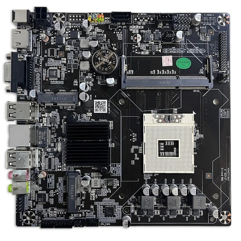 하나의 기계 HM65 단일 메모리 슬롯 DDR3 미니 보드 PGA988 2세대 CPU ITX 산업용 제어 마더보드