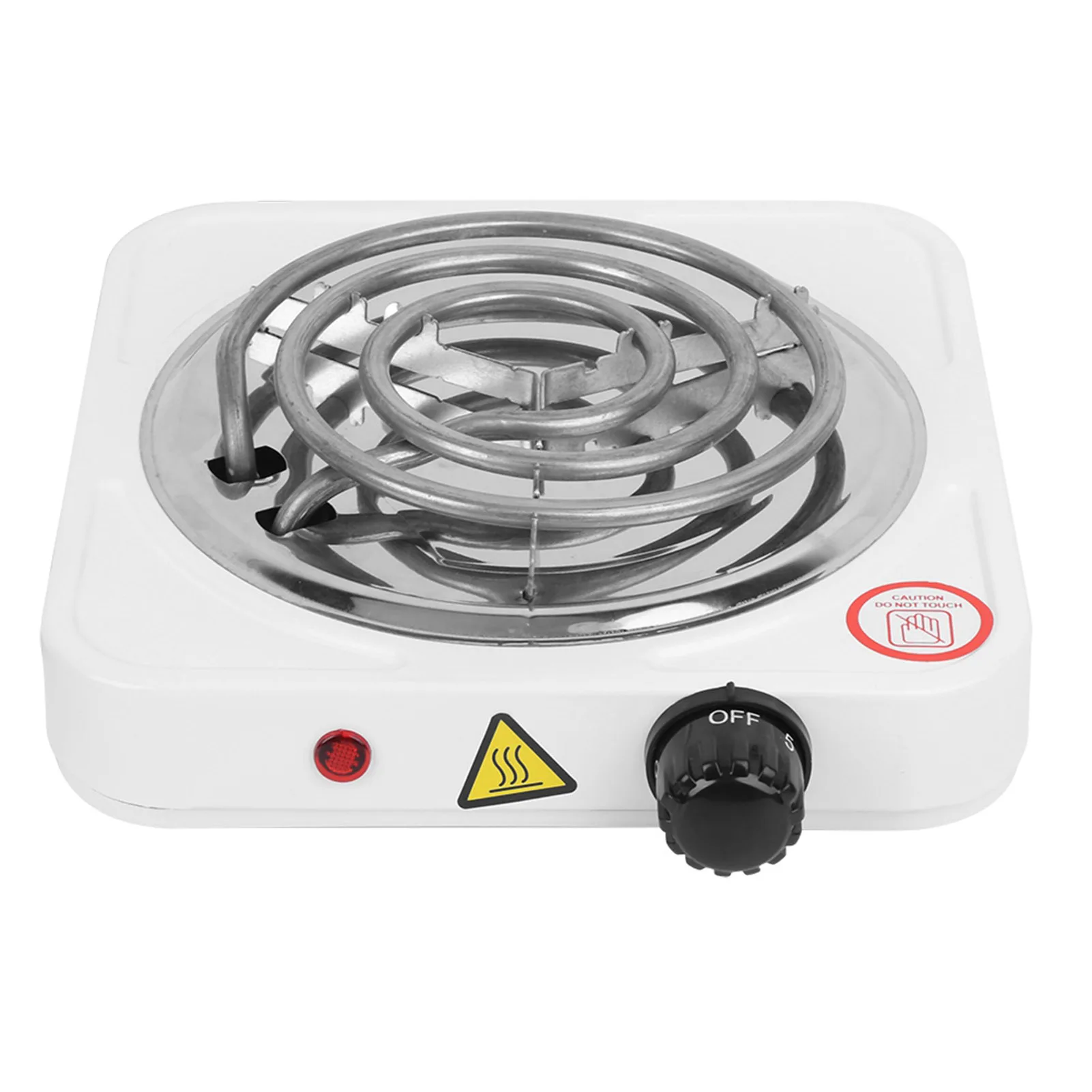110V 1000W Single Tube Electric Stove Stainless Steel Home Electric Stove US Plug Portable Heater Kitchen Supply electric stove