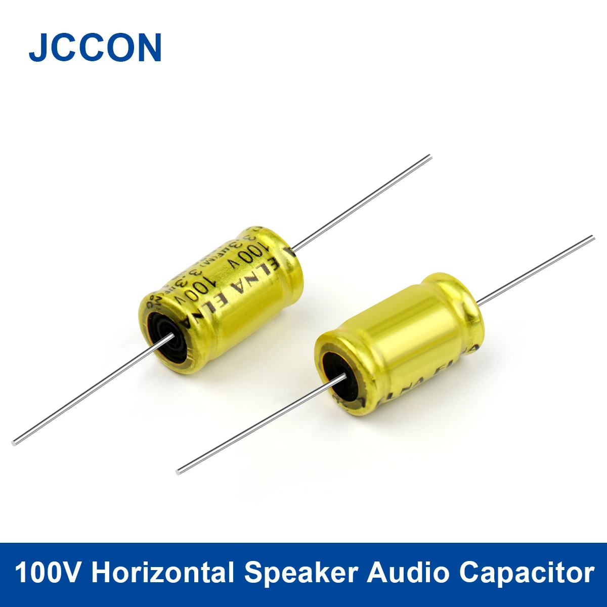2Pcs 100V Audio Capacitor Non Polarity Frequency Divider Crossover