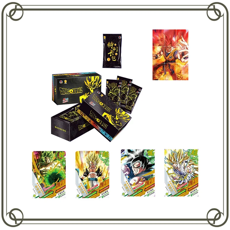

New Original DRAGON BALL Game cards Anime Figures Son Goku Vegeta IV UR SSP Anime action figure Game card collection Toy gift