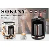 Turkish Electric Coffee Maker Portable, 250ml Automatic Italian Coffee Machine, Burn-Proof, Suitable for Home Office 6