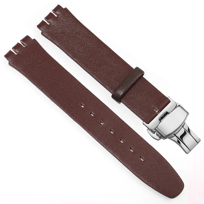 Elegant Genuine Leather Watch Strap - Soft Cowhide Band