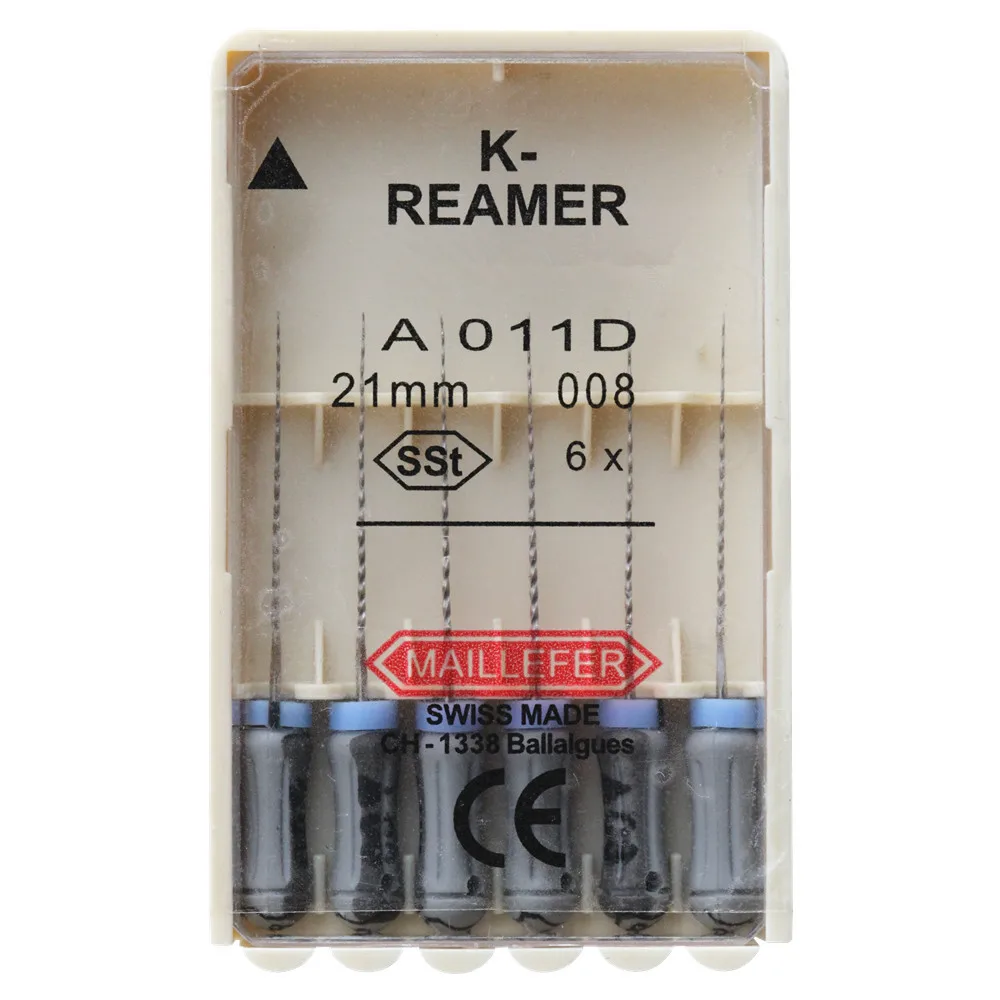 2PacksDentalKREAMERFILES2125mmStainlessSteelEndoRootCanalK