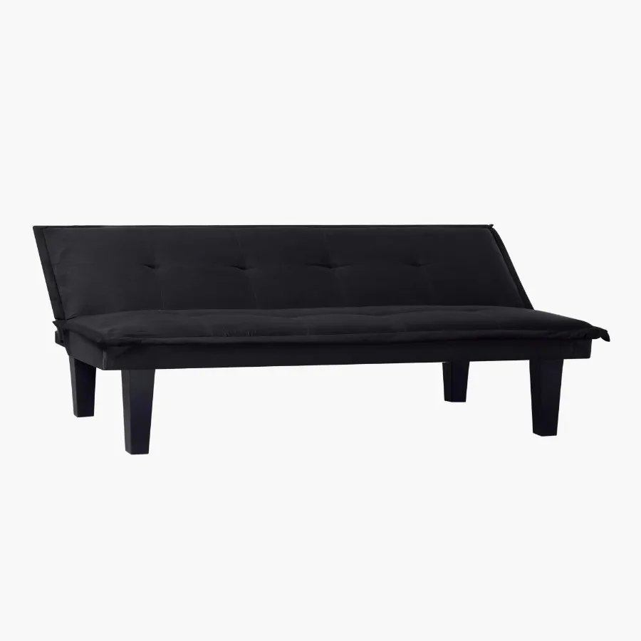 Black Convertible Futon Sofa 2