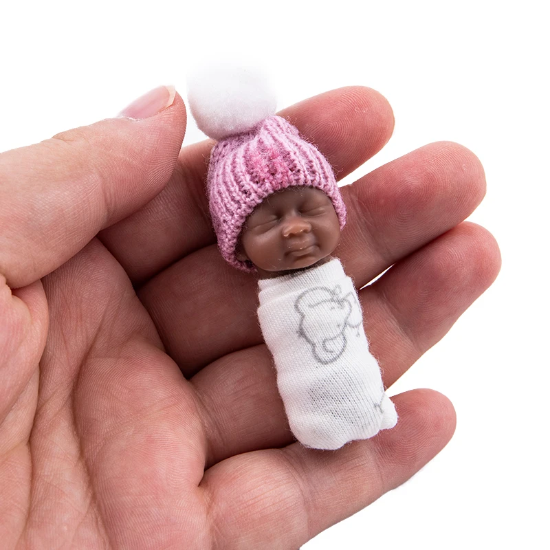 Reborn Dolls Baby Reborn Silicone Reborn Baby Doll 5cm Palm Dolls Pajamas Dress Simulation Baby Reborn Baby Doll Toys - 5
