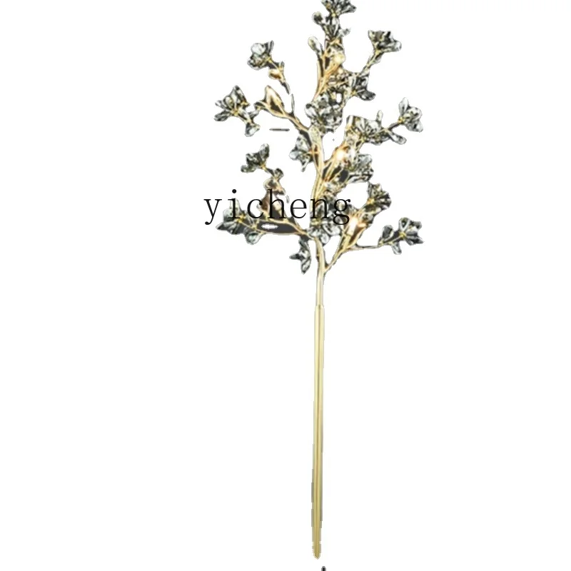 

Zf Crystal Floor Branch Decoration Modern Minimalist Light Luxury Villa Creative Bedroom