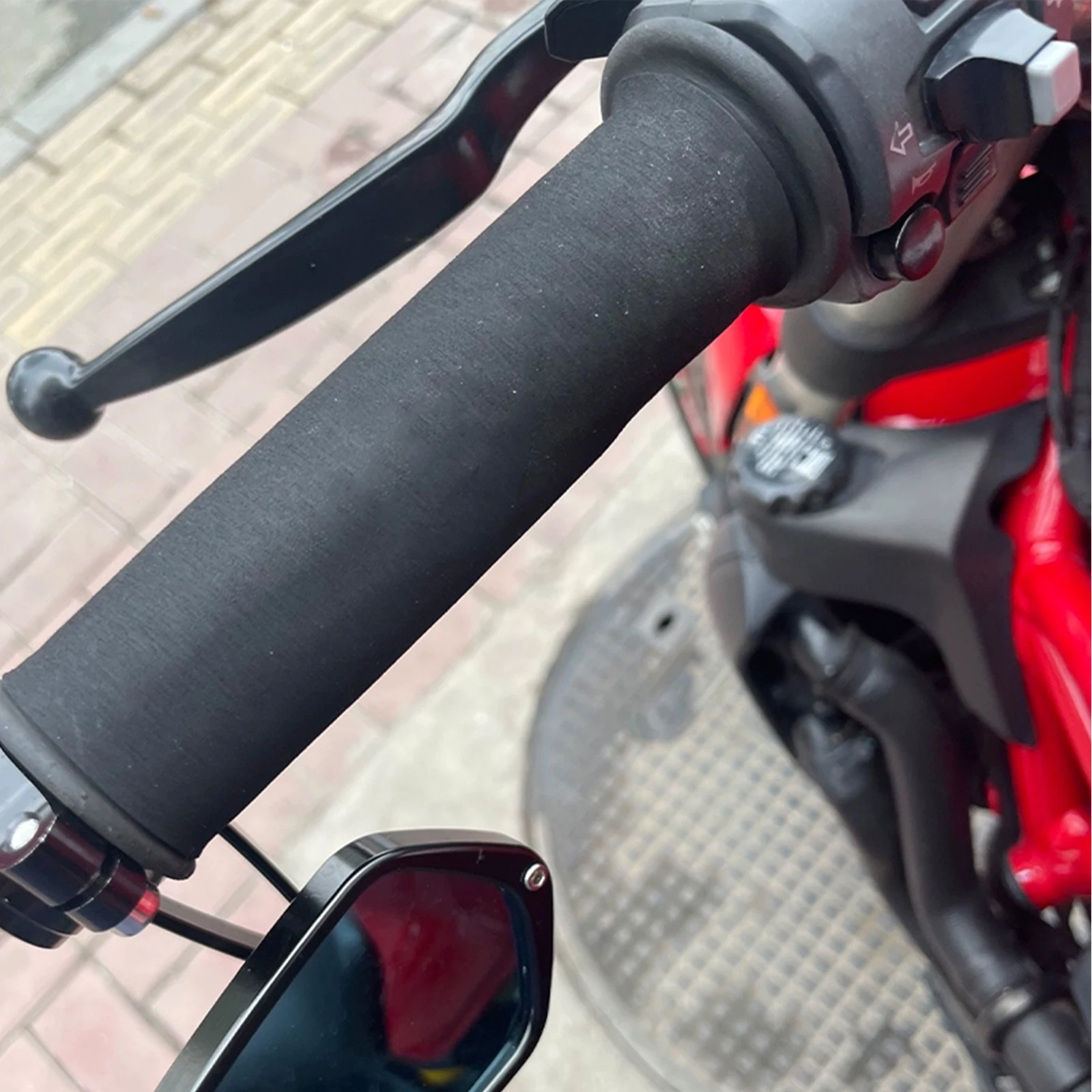 혼다 XL1000 VARADERO XL1000 XL650 600 XL750 700 TRANLASPA 범용 핸들 그립 커버, 열 수축 핸들바 그립