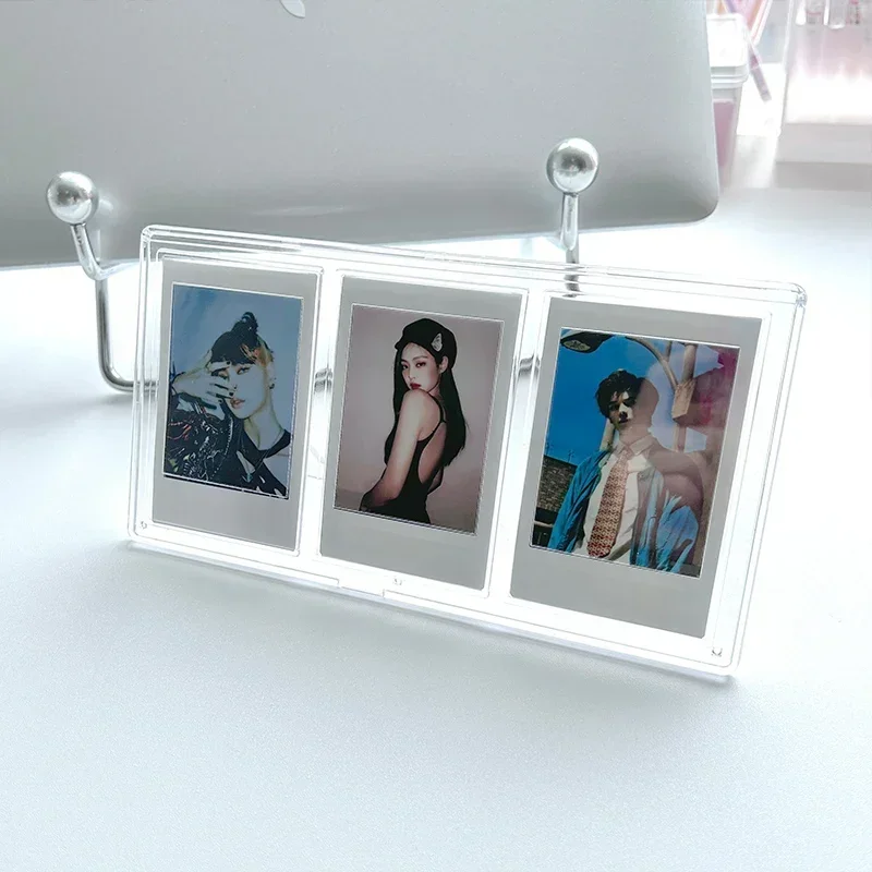 Photo Frame Acrylic Photo Frame Kpop Picture Frame Idol Photocard Stand Photocard Holder Cards Display Stand Picture Collect Table Decor