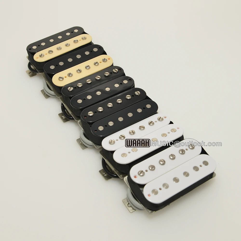 

Современный хамбакер Alnico II Rock and Roll с переворотом на шею, черный, белый, Зебра, никелевый цвет для электрогитары