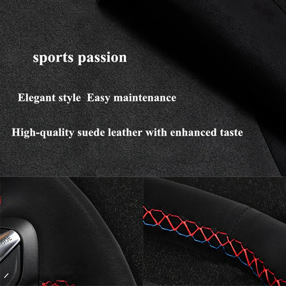 Hand-stitched Black Leather Car Steering Wheel Cover for Fiat 500 2008 2009  2010 2011 2012 - AliExpress