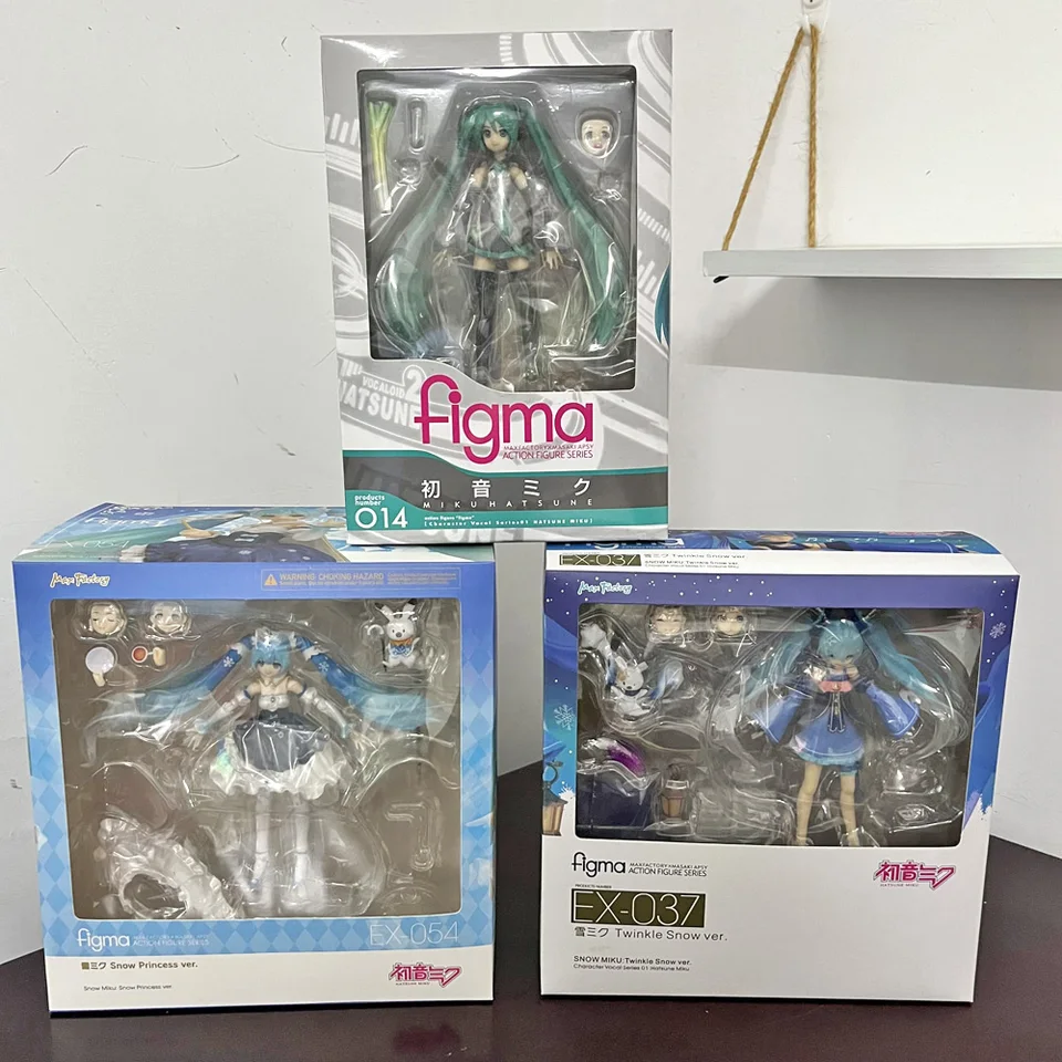 Hatsune Miku Figure FIGMA EX-037 Twinkle Snow Ex-054 Snow Princess