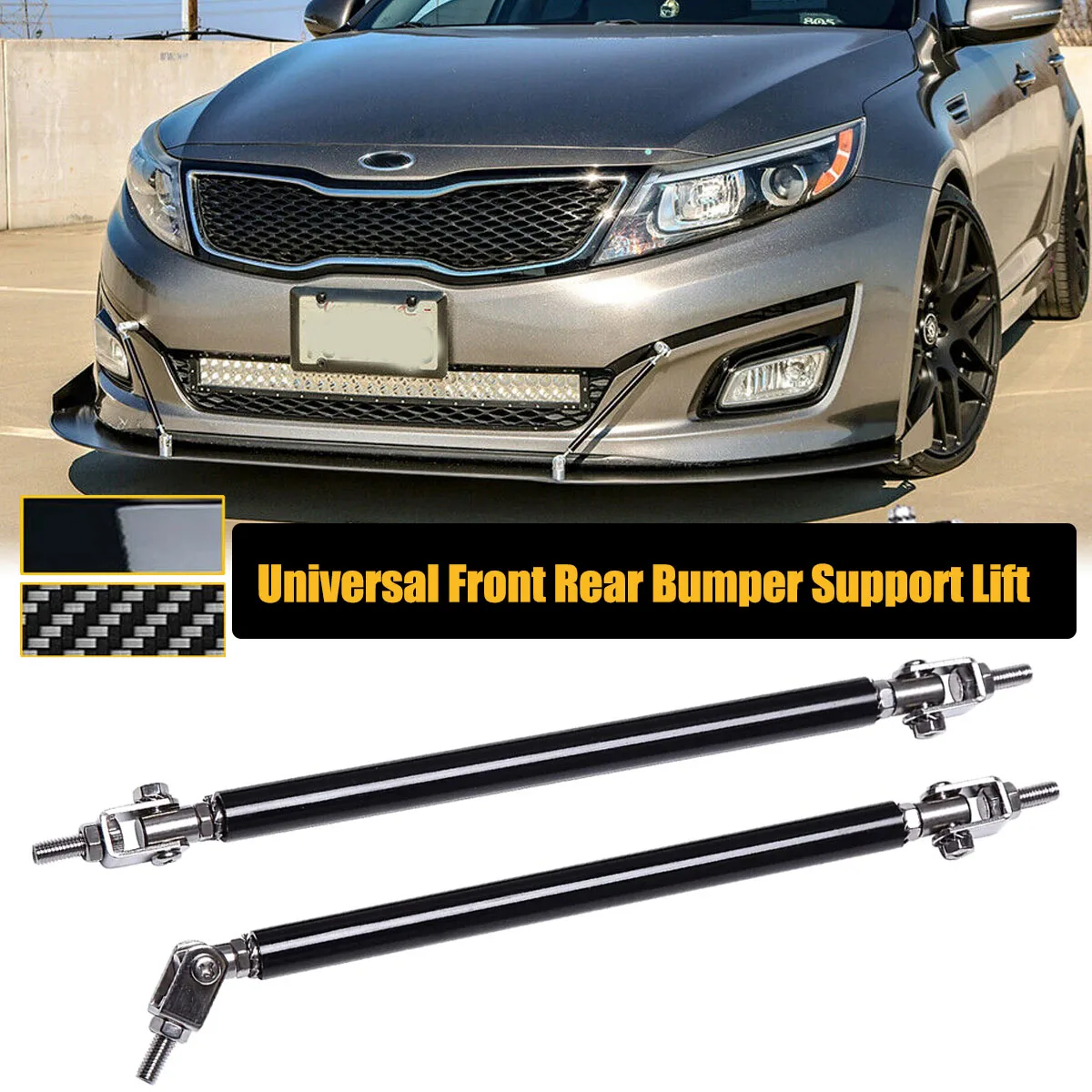 Universal For Kia Optima K5 Forte Stinger 2001 2020 Front Bumper Lip