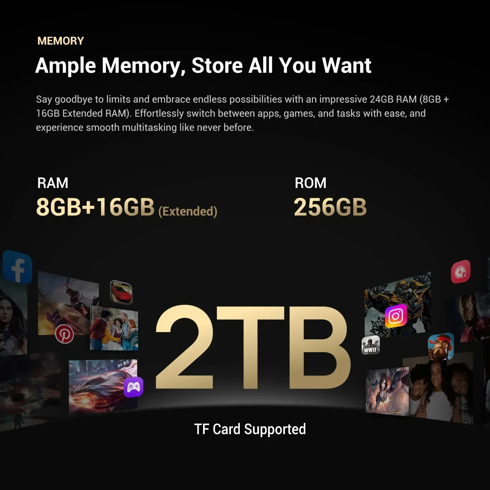 Fossibot F109 5G Rugged Smartphone Android 14 Dual Display 8GB+256GB Mobile Phone 10600mAh Battery 64MP Face ID Cellphone NFC