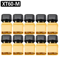 High - Performance XT60 Bullet Adapters with Sheath for RC Lipo Battery (10X - XT60H Male)