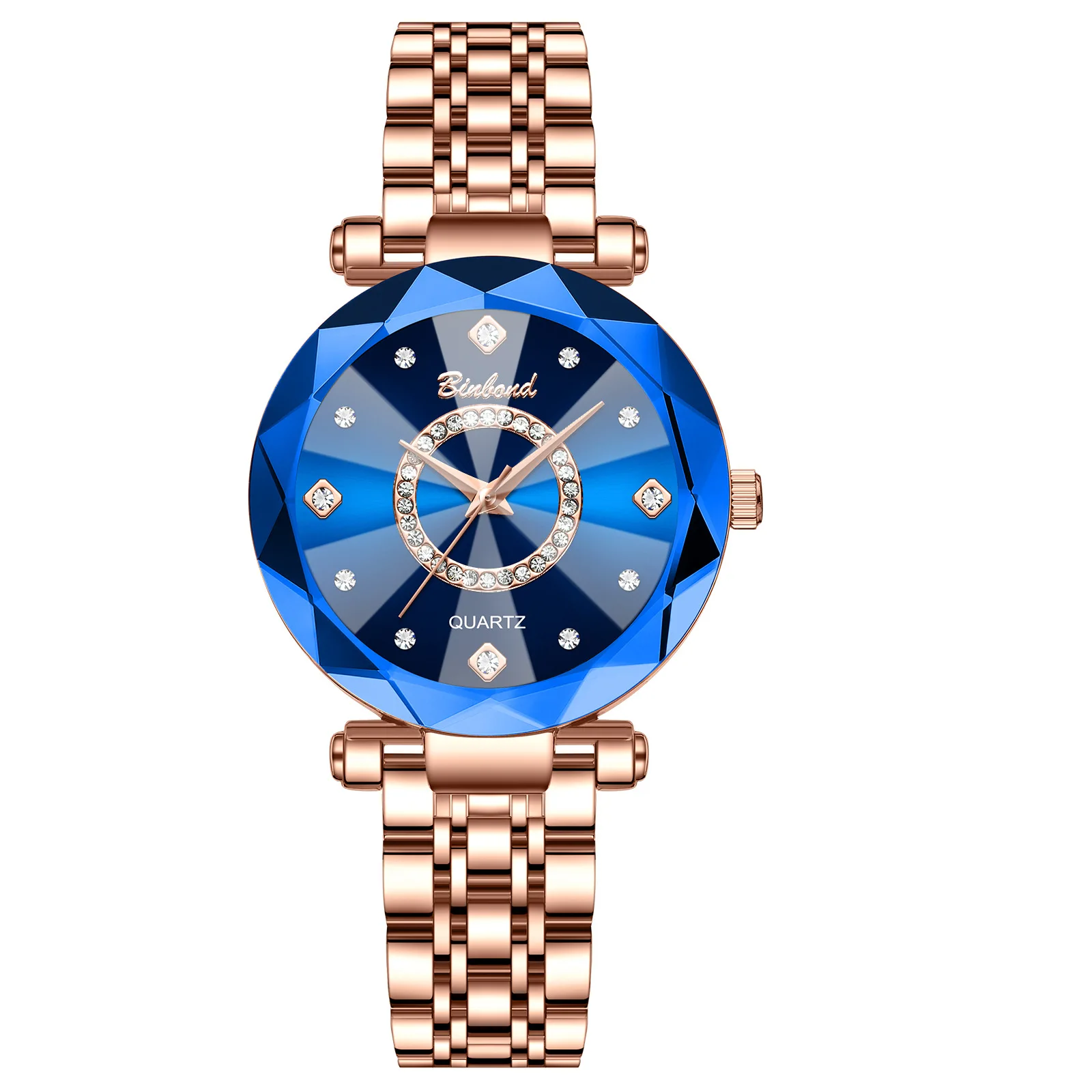 Reloj de mujer, marca de lujo ligera, corazón de océano, cielo