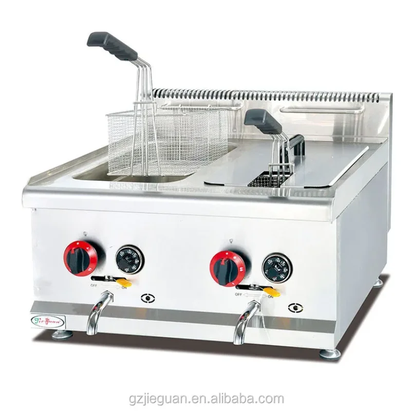 Stainless Steel Deep Fryer Gas 6 Liters