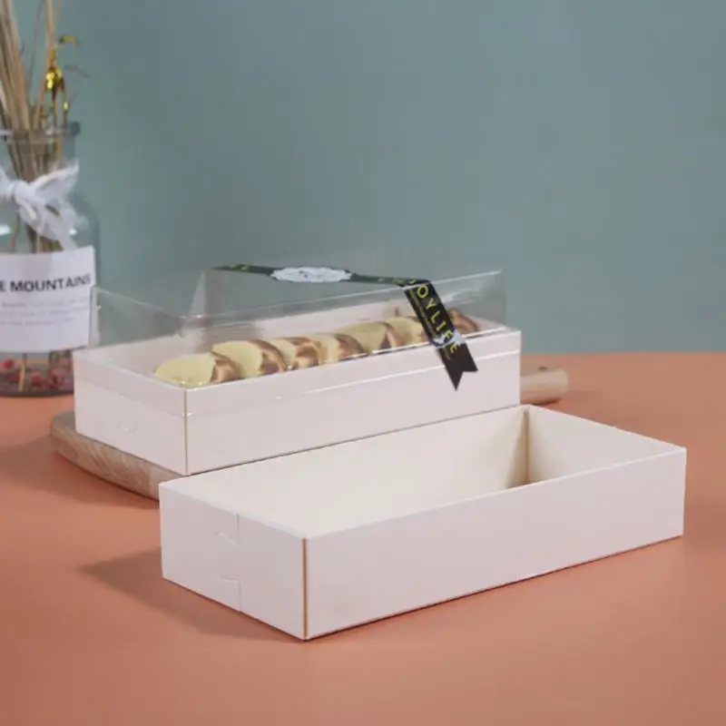 10 Pcs Wooden Dessert and Sandwich Boxes – Reusable Cake Holders, Portable Food Contain... - SKU TCGB1655 - UGI Packaging