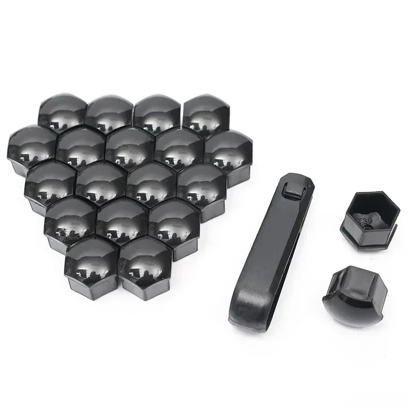 Wheel Nut Caps 20pcs Car 17mm 19mm 21mm Anti-Rust Protection Cover Car Hub Nut Decoration Cap Accessories