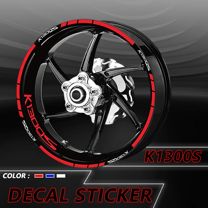 K1300S Motorcycle Rim Reflective Wheel Stickers Tire Decoration Protection Decals Stickers For BMW K1300S k1300s K 1300S