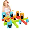 Tic TacToe Big Eat Small Gobble Board Game Parent-Child Interactive Educational Toys For Kids Christmas Gifts Tic TacToe Game 5