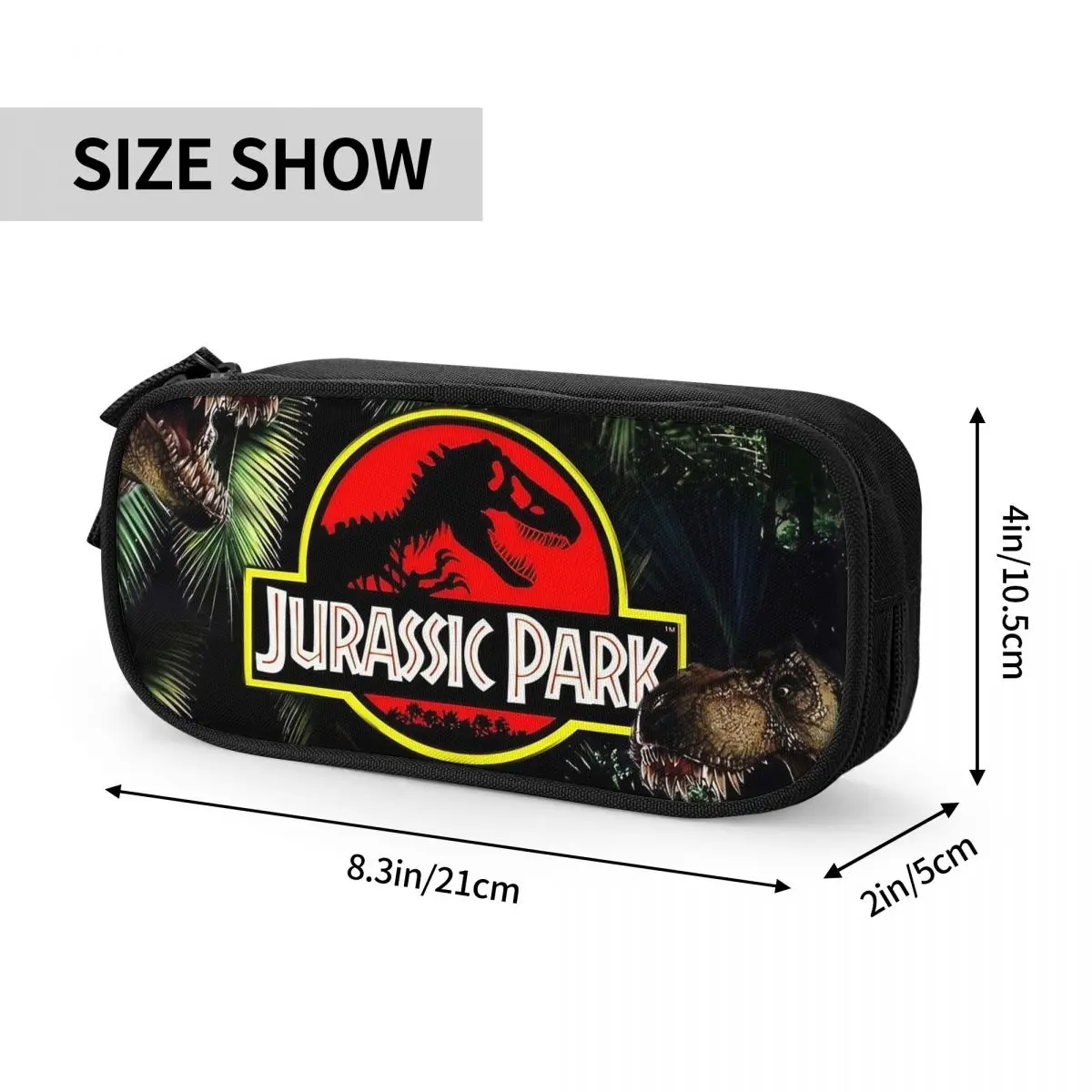 Ancient Animal Giant Dinosaur Pencil Case Jurassic Parks Pencil Pouch Pen Student Big Capacity Bags Office Cosmetic Stationery