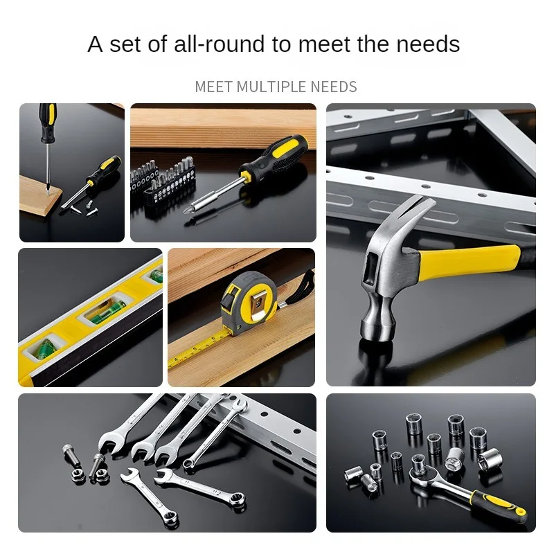 Multifunctional Hardware Hand Tool Set Household Car Repair Combination Toolbox Kit 2