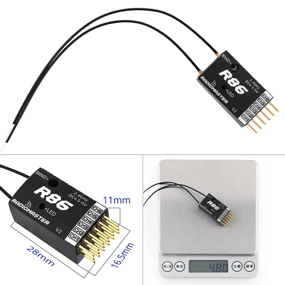 รูปสินค้า ตัวรับสัญญาณ FRSKY สำหรับโดรนและ RC