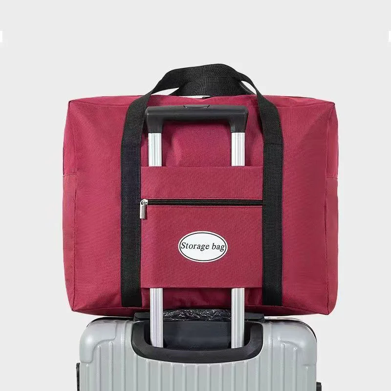 

Oxford Cloth Thickened Travel Storage Bag Large Capacity Student Clothes Quilts Luggage Moving Sorrting Trolley Bags