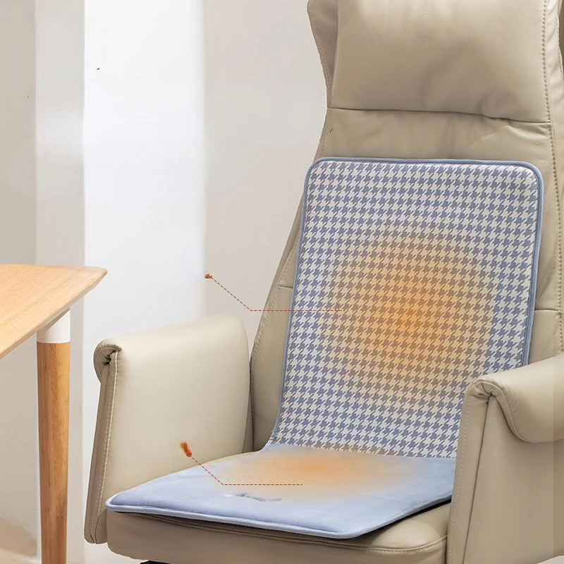 

Интеллектуальная подушка для сидений с подогревом, эргономичная подушка для офисного стула с контролем температуры, Успокаивающая теплая подушка для работы для женщин