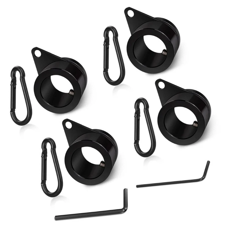 Mounting Rings for Flagpoles Grommets Clip Attachment 360 Rotating Clip