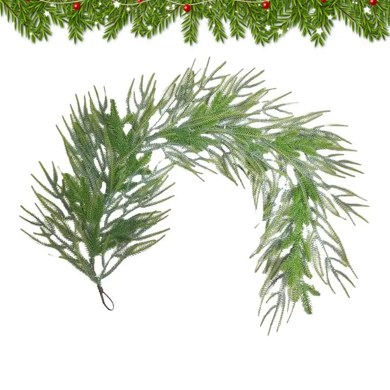 

Christmas Garland Pine Garland Rustic Christmas Tale Wreath Artificial Green Garlanf Wall And Ront Door Faux Greenery Wreath