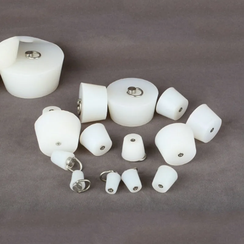 Silicone Drain Stopper Drain Stopper Basin Drain Stopper Bathroom Sink Stopper Bathroom Sink Plug Washbasin Drain Plug Conical Silicone Stopper D Shape Steel Handle Anti Backflow Floor Drain Kitchen Sink Bathroom Water Pool Hole Sealing Plugs