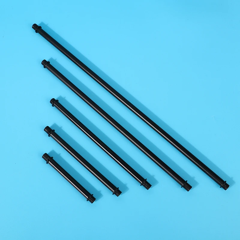 Description Picture 6 of item1Pc Lighting Accessories M10*1 Tooth Tube Lamp Double-headed External Tooth Hollow Metal Rod 10cm 15cm 20cm 30cm 40cm 50cm