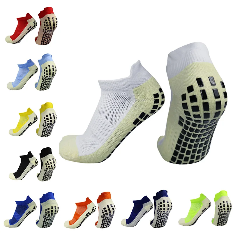 Calcetines cortos de fútbol para hombre y mujer, medias transpirables que absorben el sudor, de silicona antideslizante, para competición y entrenamiento, 2023