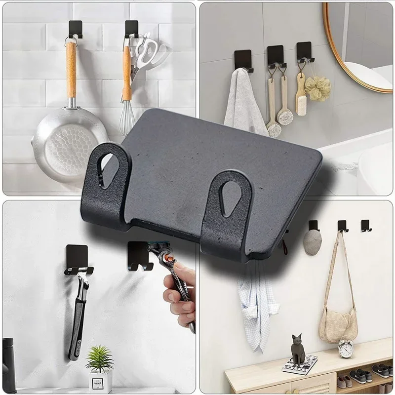 Bathroom Shelf Razor Stand Wall Razor Holder Shower Razor Blade Holder Man Shaver Holder For Bathroom Hook Hanger Shaving Holder images - 6