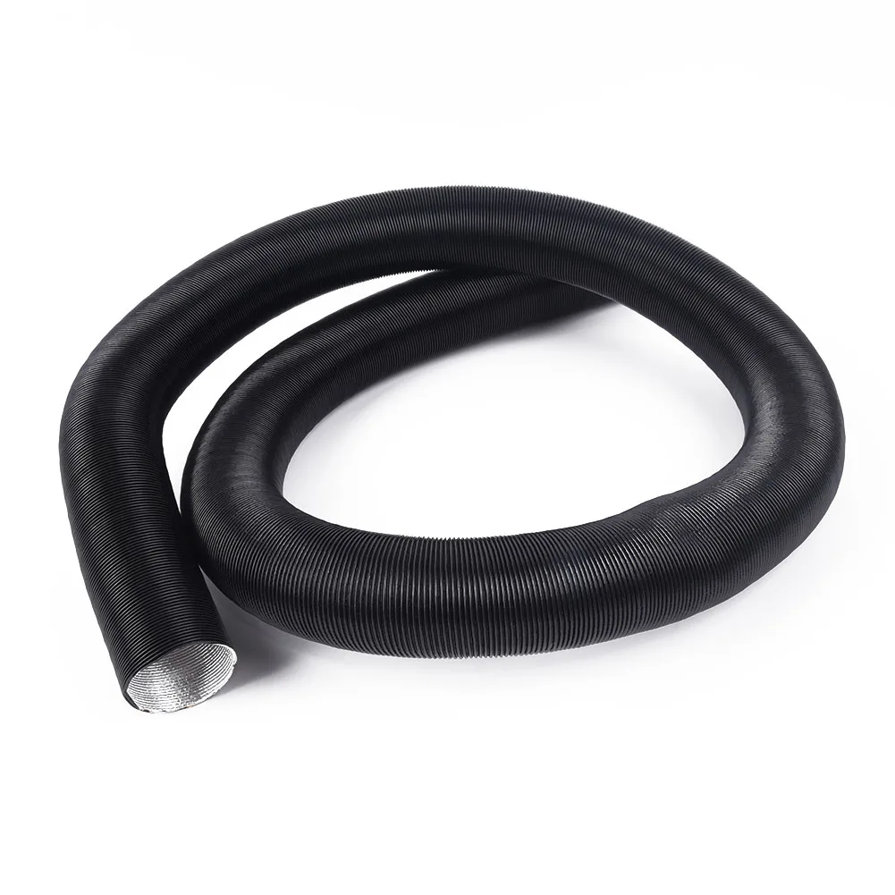 Air Heater Duct Aluminum foil Auto Black Car Conditioner Diesel Ducting Paking Pipe Replacement Warm Practical