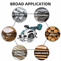 Makita – scies circulaires électriques sans balais, outil de coupe sans fil de 5 pouces, outils portatifs pour le travail du bois, batterie 18V 3