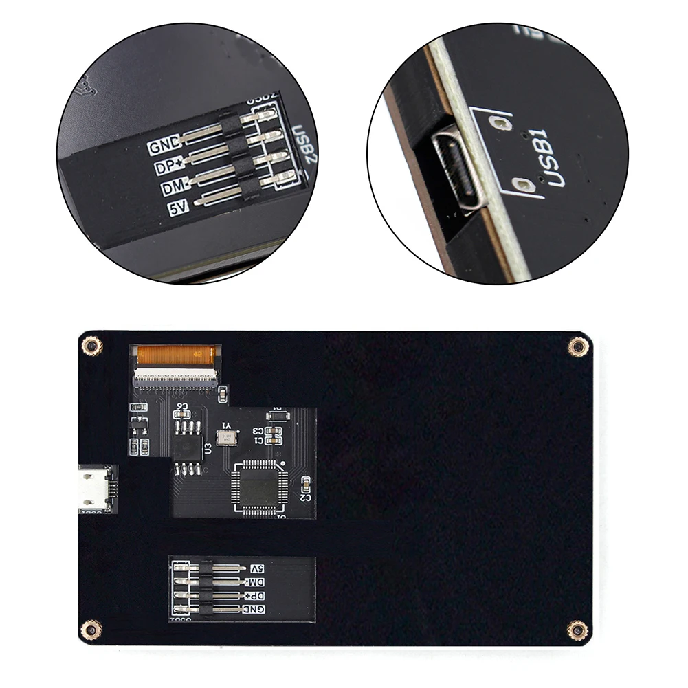Dual USB Temperature Monitoring 3.5 Inch IPS DIY Computer Temperature Monitoring CPU GPU RAM HDD for WINDOWS LINUX Raspberry Pi
