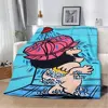 Hot Comics Cute Mafaldas Printed Blanket Picnic Blankets Warm Blanket Soft and Comfortable Blanket Home Travel Birthday Gift 2