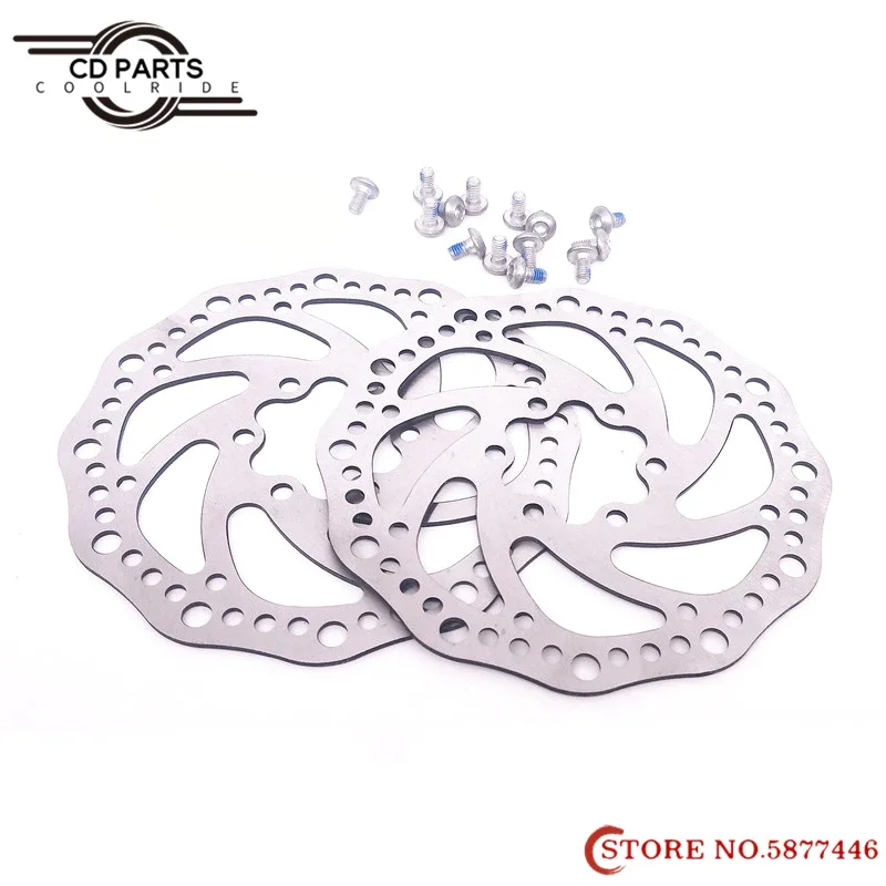 

Coolride 10 Inch Electric Scooter Brake Disc 140mm160mm Electric Bicycle Brake Pad Disc Accessories 6 Holes
