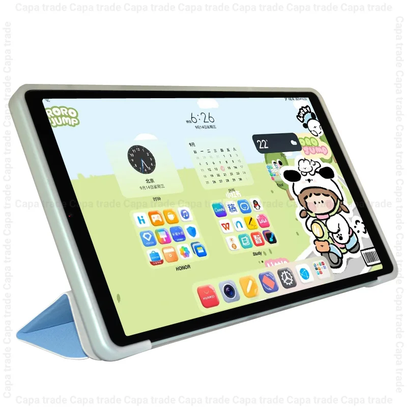 Slim Tri-Fold Stand Cover with Soft Back