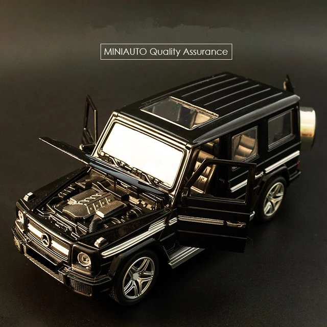 1:32 G65 G63SUV Alloy Car Model Diecasts & Toy Metal Off-road Vehicles Car Model Simulation Sound Light Collection Kids Toy Gift 2