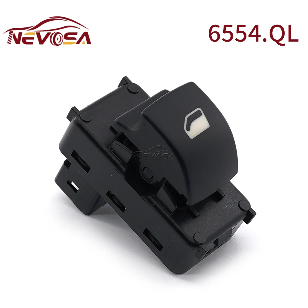 Фото NEVOSA Переключатель Стеклоподъемника для Citroen C4 Peugeot 207 2007-2015 6554.QL 6554QL 6554.ZL 6490.HQ 6554.HJ №1