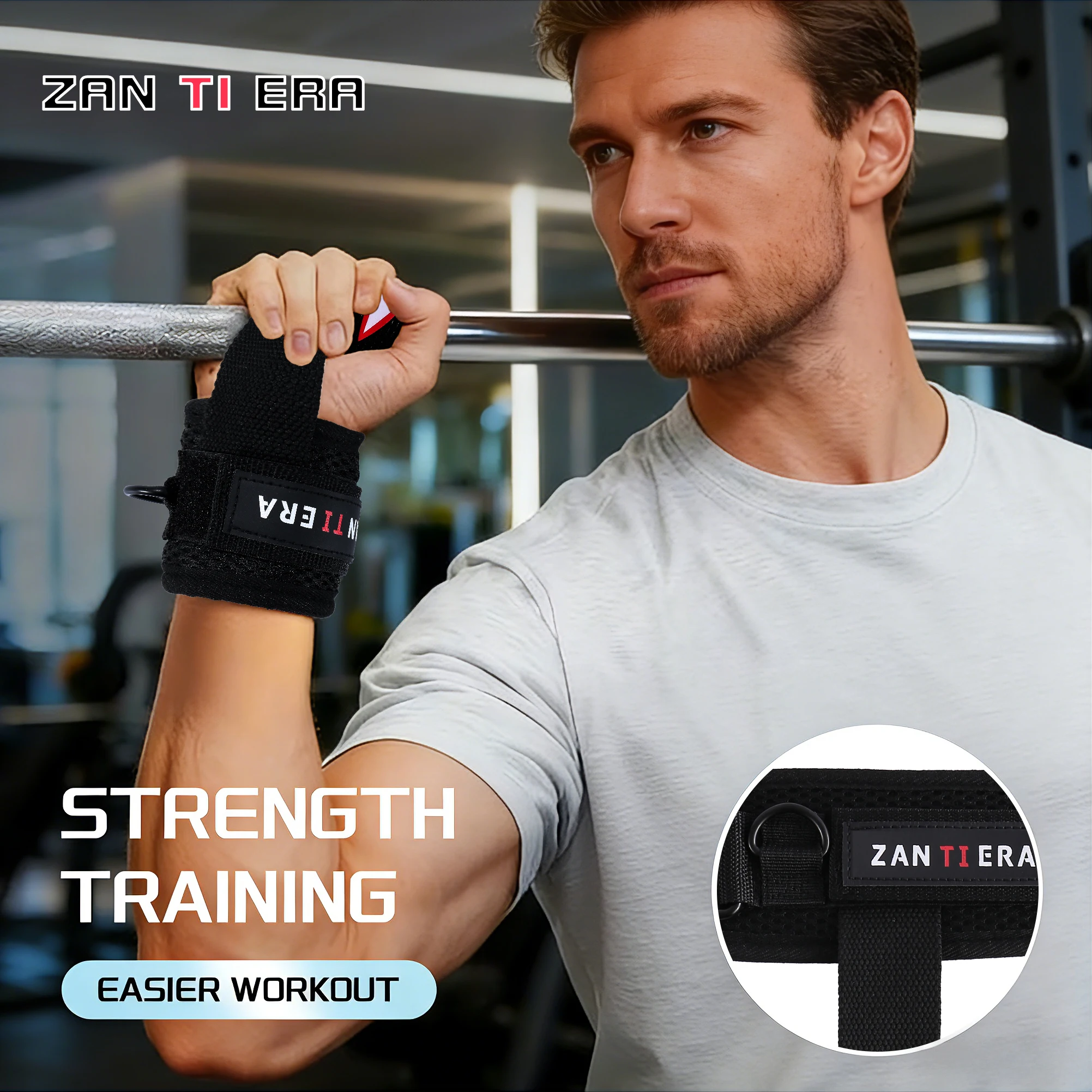 Enhanced Fitness Aid: Multipurpose Support Belt, Ankle Strap & Wristband Set