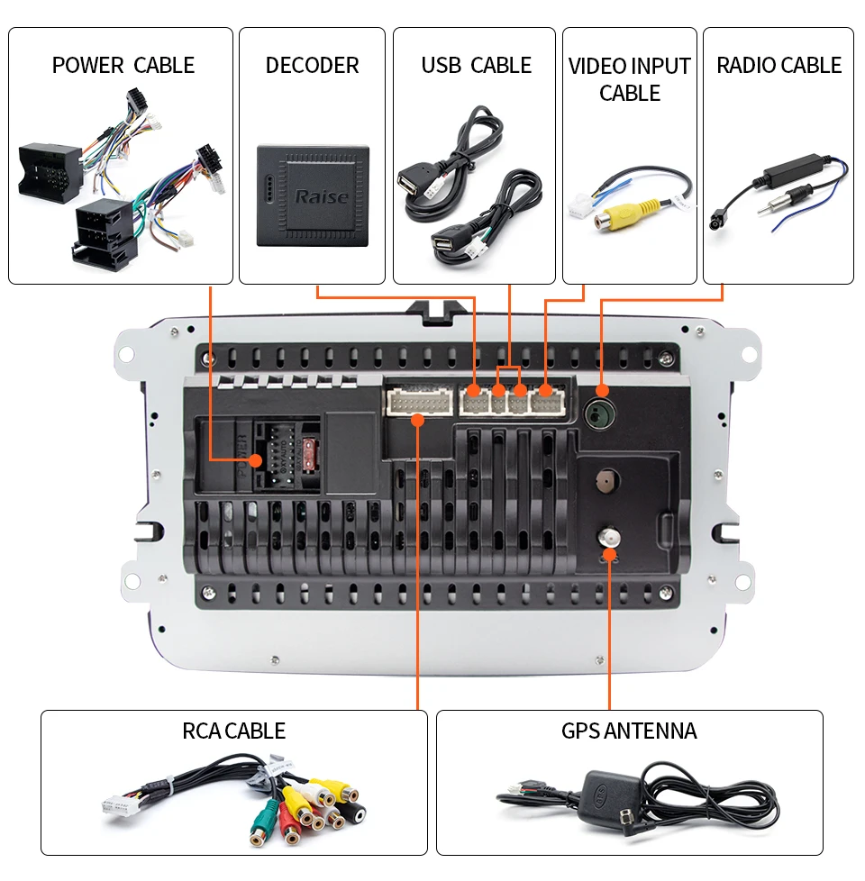 GRANDnavi 2 Din Android Car Radio GPS For VW / Volkswagen Skoda Octavia golf 5 6 touran passat B6 polo Jetta 2Din Radio Player