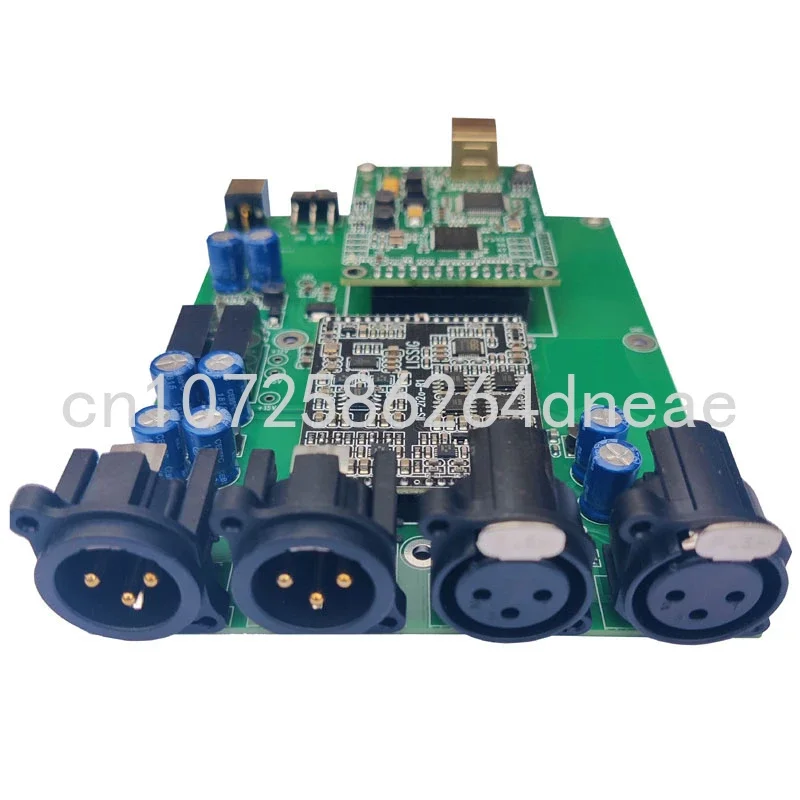 USB ASIO Sound Card Acquisition Card ES9018 ES9822 ADC DAC OP1612 XMOS 2-Channel Recording and Playback Index Measurement