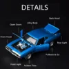 1:32 Dodge Charger 1970 Diecast Pullback Muscle Car Model Repilca with Light Sound Scale Alloy Miniature Kid Boy Xmas Gift Toy 5