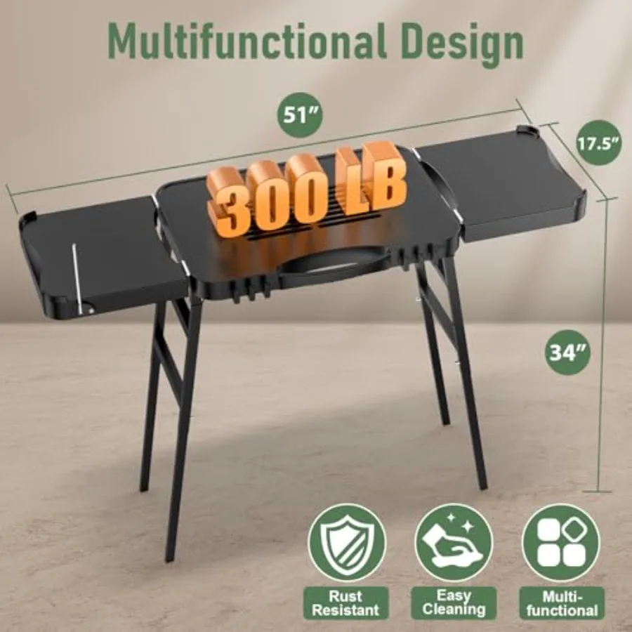 Portable Grill Stand Cart 3