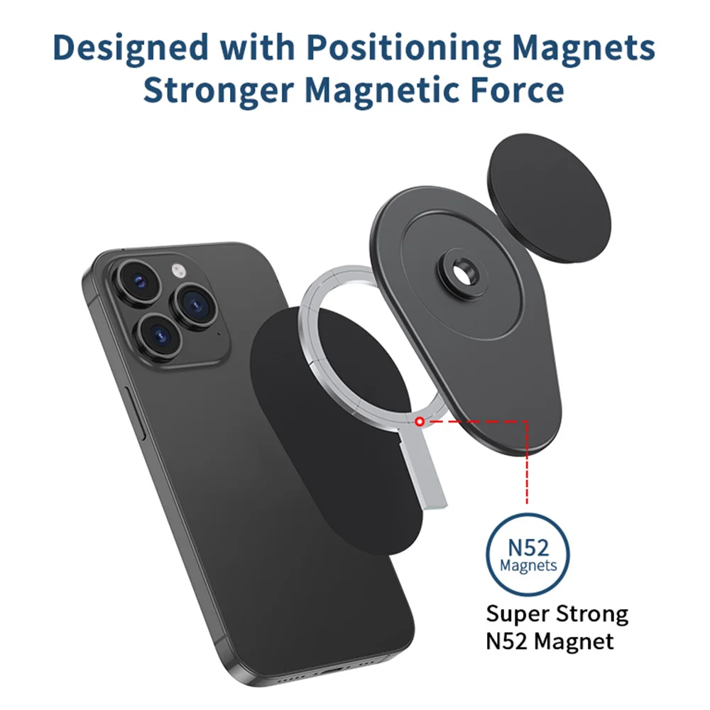 Magnetic Expanding Oval Phone Holder Grip