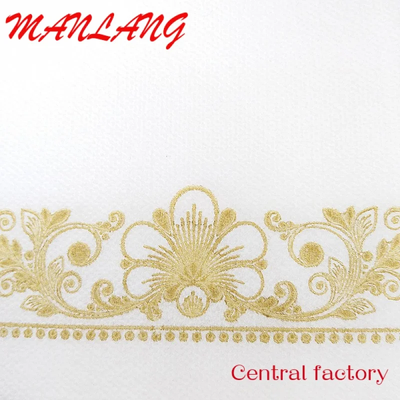 

Custom High quality Linen like High quality eco friendly disposable napkin serviette tissue for restaurant